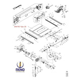 Caja De Engranes N430526 P/sierra De Mesa Dw745 Dwe7480