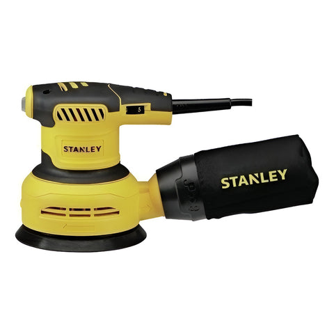 Lijadora  Roto Orbital Stanley Ss30 Sistema Velcro 300w 120v Amarillo 60 Hz