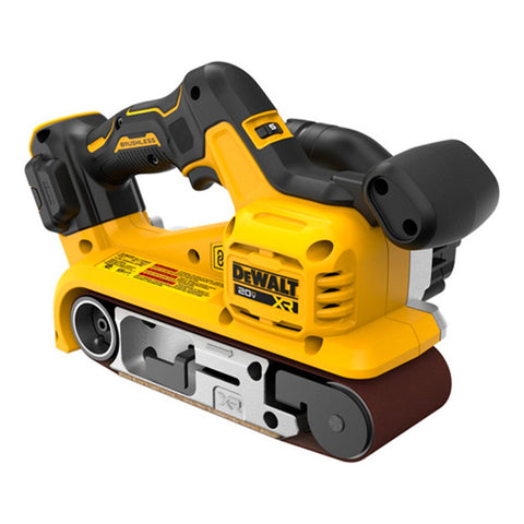 Lijadora De Banda Inalámbrica Dewalt Dcw220b Amarilla 20v