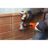 Mini Esmeriladora Angular 4-1/2 820w Black+decker G720x-b3 Naranja 60 Hz
