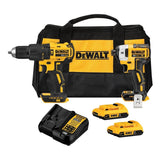 Combo Rotomartillo Llave Impacto Brushless Dewalt Dck223d2