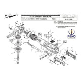 Placa Retén Guarda N525975 P/esmeriladora Dwe4010 Dwe4118
