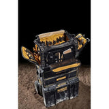 Maleta Herramientas 22  Apilable Sistema Tough System Dewalt Negro