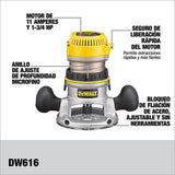 Router Dewalt 1-3/4 Hp Modelo Dw616 Con 750w
