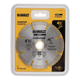 Disco Diamantado 4-1/2 Segmentado Dewalt Dw47452hp