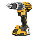 Kit Rotomartillo Dewalt Dcd796d2 20v Brushless 2baterias Amarillo