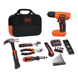Taladro/atornillador 8v + 54 Accs Black+decker Ld008ka Naranja Oscuro