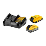 Combo Taladro Atornillador 1/2 Impacto 1/4 Dewalt Dck279d1e1 Amarillo