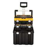 Kit Caja Herramientas Dwst60404 Torre Modular + Regalo Disco Sierra 7-1/4 48 Dientes Aluminio Plateado