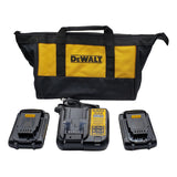 Kit 2 Baterías Dcb201-b3 + Cargador Dcb107 + Maletín Dewalt