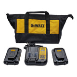 Kit 2 Baterías Dcb201-b3 + Cargador Dcb107 + Maletín Dewalt