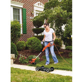 Desbrozadora Podadora Bordeadora 3 En 1 Black+decker Mte912 Naranja/negro