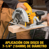 Sierra Circular 7-1/4'' Pulgadas Dewalt Dwe575 Amarillo 60 Hz