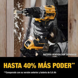 Taladro Percutor Compacto 20v Xr Dcd805b-b3 S/carbones Amarillo/negro