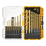 Juego De 21 Piezas Brocas De Titanio Dewalt Dw1361