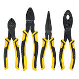 Set De 4 Pinzas Bimaterial Alicates Stanley 84-058