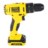 Taladro Inalambrico 3/8 Stanley Sch12s2k + Cargador + 2 Bate Amarillo 1.5 Ah