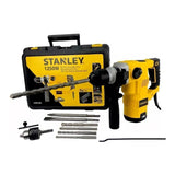 Stanley Sthr1232k Rotomartillo Sds Plus 3 Modos + Brocas Amarillo 60 Hz