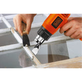 Pistola De Calor Con Doble Temperatura Black+decker Hg1500 Naranja Oscuro