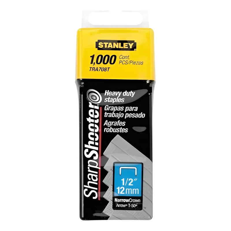 Grapas Stanley 1/2 Uso Rudo Tra708t P/tre550 Tr150hl Tr250