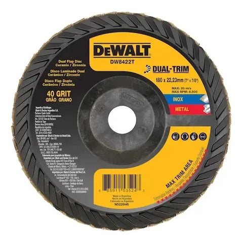 Disco De Láminas De Doble Corte De 7  X 7/8  G40 Dw8422t Negro