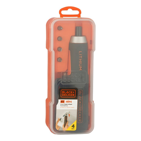 Atornillador Inalámbrico 4v Black+decker Bd40k4-la Naranja