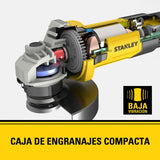 Esmeriladora Angular 750w + 10 Discos Stanley Sg7115v10-b3 Amarillo 60 Hz