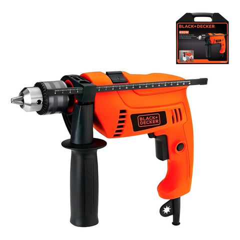 Rotomartillo 1/2'' 650w + Estuche Black+decker Hd650k-b3 Naranja 50 Hz/60 Hz
