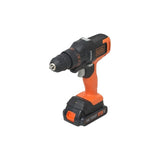 Taladro Black+decker Mtx20k6a 20v + 6 Accesorios + Maletín Naranja