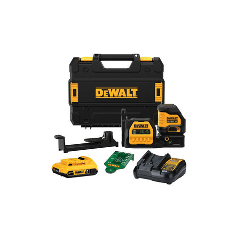 Nivel Laser Verde Inalámbrico 20v Con Accesorios Dcle34020g