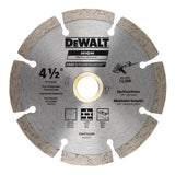 Disco Diamantado 4-1/2 Segmentado Dewalt Dw47452hp