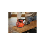 Lijadora Orbital 5 Pulgadas 200w Black+decker Bdero100 Naranja