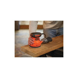 Lijadora Orbital 5 Pulgadas 200w Black+decker Bdero100 Naranja