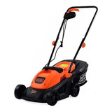 Cortadora De Pasto Eléctrica Black+decker Gr3000 Con Bolsa Recolectora De 1000w Y 120v Color Naranja/negro