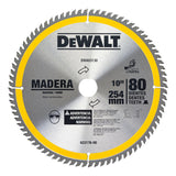 Disco Sierra Para Madera 10 PLG-80 Dientes Dwa03130 Dewalt