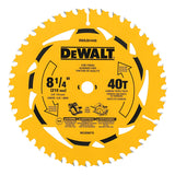 Disco Sierra Circular 8-1/4  40d Dewalt Dwa281440 Amarillo