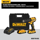 Combo Rotomartillo Atornillador Inalámbrico Dewalt Dcd7781d2