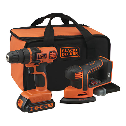 Taladro Atornillador Más Lijadora Blackdecker Ld120sb 20v