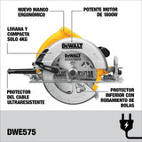 Sierra Circular 7-1/4'' Pulgadas Dewalt Dwe575 Amarillo 60 Hz