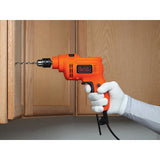 Taladro Percutor Atornillador Eléctrico De 13mm Black+decker Naranja 60 Hz