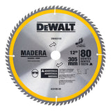 Disco Sierra Dewalt Dwa03150 12 PuLG 80 Dientes Madera