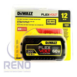Batería Dewalt 12 Amperes Flexvolt  Max 20v/60v Dcb612
