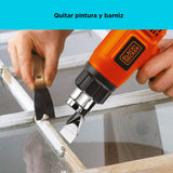 Pistola De Calor Black+decker 1500w Hg1500-b3 Naranja Oscuro