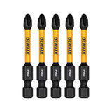 5 Puntas De Impacto Dewalt Flextorq Ph2 X 2 1/4 Dwaf2ph2ir5
