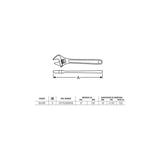 Llave Ajustable Fosfatada Stanley 89-045la De 6  150mm