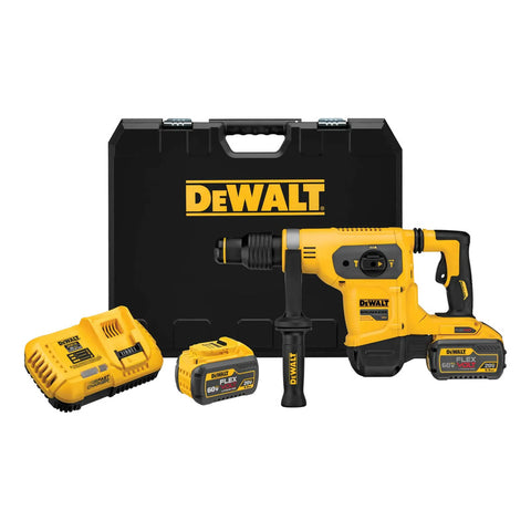 Kit Rotomartillo 1-9/16 C/2 Bat Y Cargador Dch481x2 Dewalt Amarillo 9 Ah