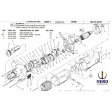 Módulo Electrónico 1004686-66 P/taladro Dwe1622k Dwe1622k-b3