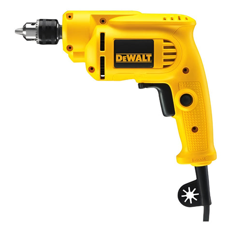 Taladro Dewalt 1/4 Potente Motor 380w Vel Variable Dwd010 Amarillo